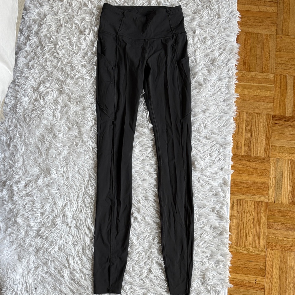 Lululemon Gray High-Waisted Leggings